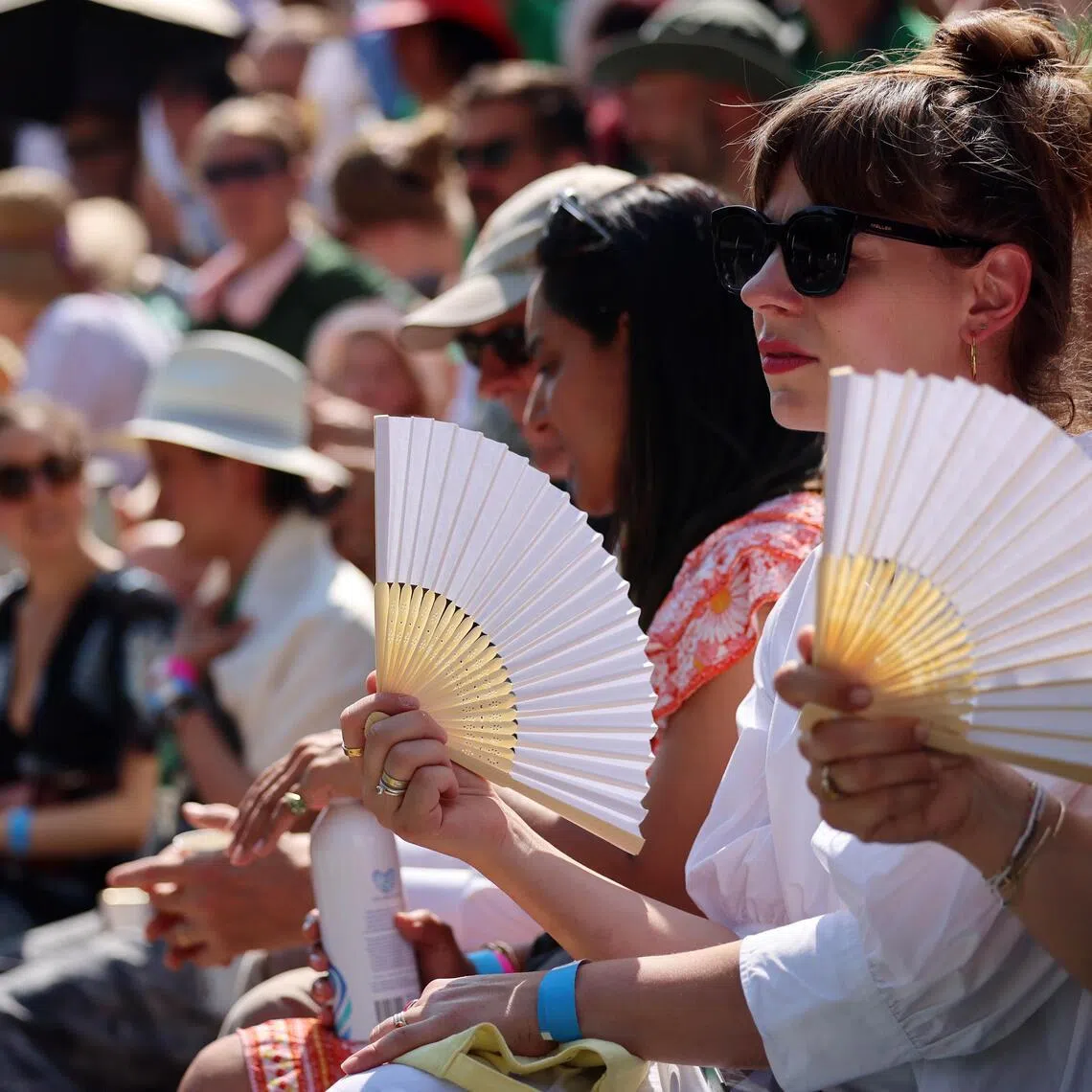 In Britain, a national record for May was set when the temperature reached 35.1 deg C at Kew Gardens in south-west London.