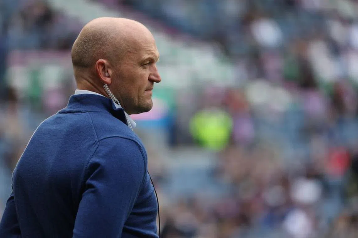 Rugby Union -  Scotland v Georgia - World Cup Warm Up - Murrayfield Stadium, Scotland, Britain - August 26, 2023 Scotland head coach Gregor Townsend before the match Action Images via Reuters/Russell Cheyne