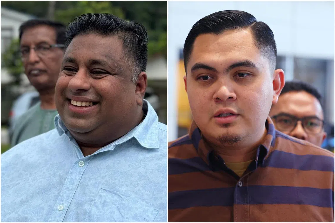 DAP’s assemblyman Rajiv Rishyakaran (left) has invited Umno youth chief Akmal Saleh (right) to “have coffee” and a civil dialogue if he was sincere about national unity.