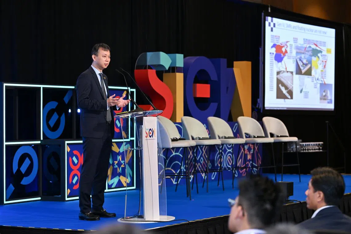 Dr Victor Nian, Founding Co-Chair, Centre for Strategic Energy and Resources, giving a overview of the ‘Nuclear Energy’s Role in Decarbonisation’ panel.