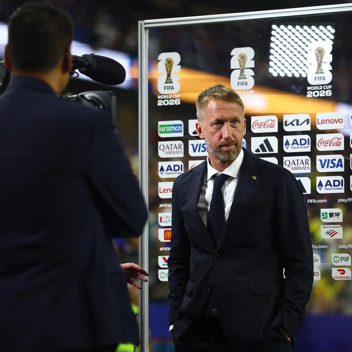 Graham Potter said his Sweden team will be underdogs no matter who they face.