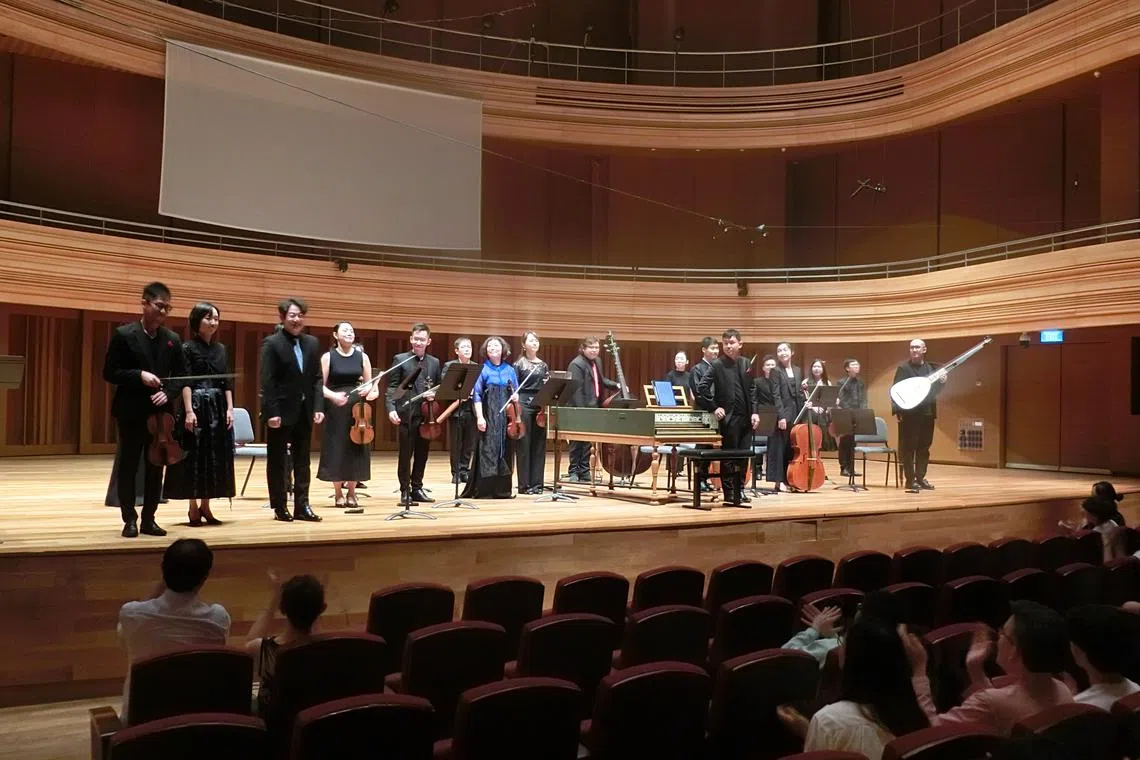 Red Dot Baroque and South Korea's The New Baroque Company presented a lively programme of rarely heard music from the era. 