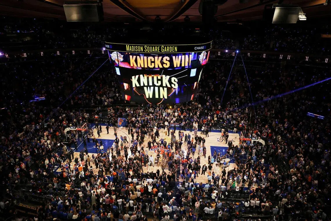 The New York Knicks are just one win away from snapping a 53-year NBA title drought.