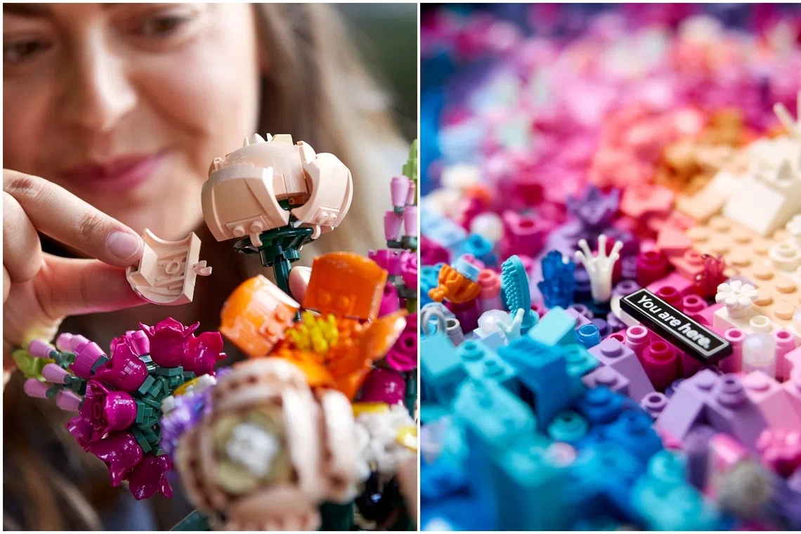 Lego's flower bouquet and The Milky Way Galaxy wall art sets are geared towards the grown-up segment. 
