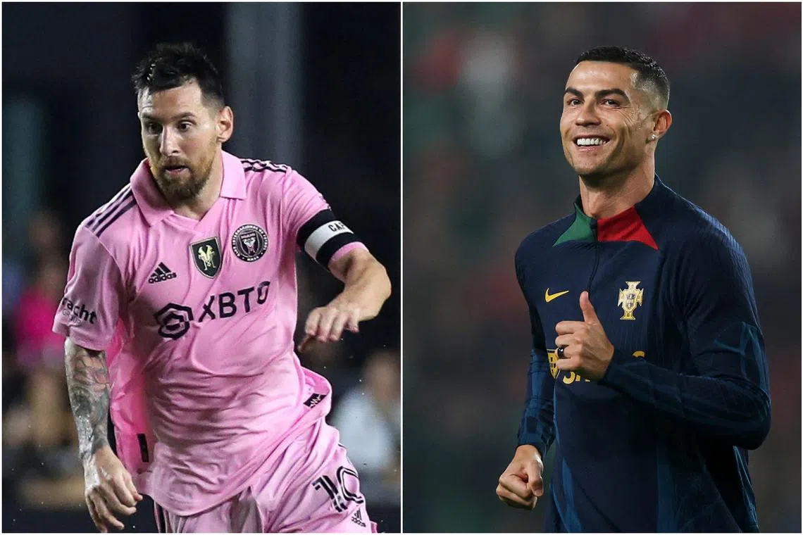 Football fans would not be able to see a Lionel Messi (left) and Cristiano Ronaldo rematch just yet after Inter Miami refuted claims that they will be playing Al-Nassr.