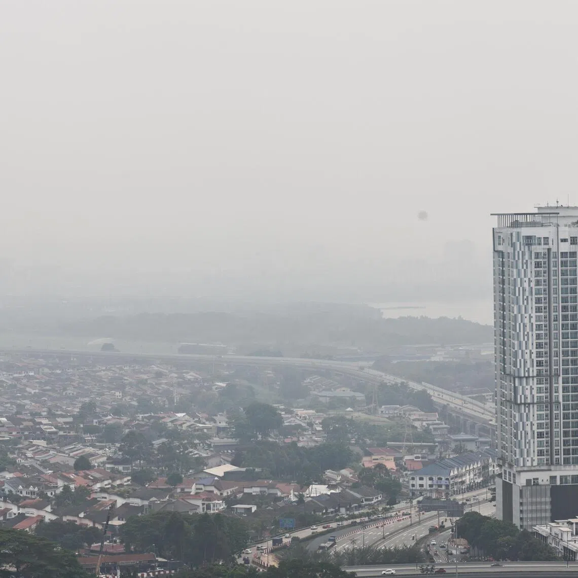 Kota Tinggi in Johor recorded the worst air quality with an API reading of 170.
