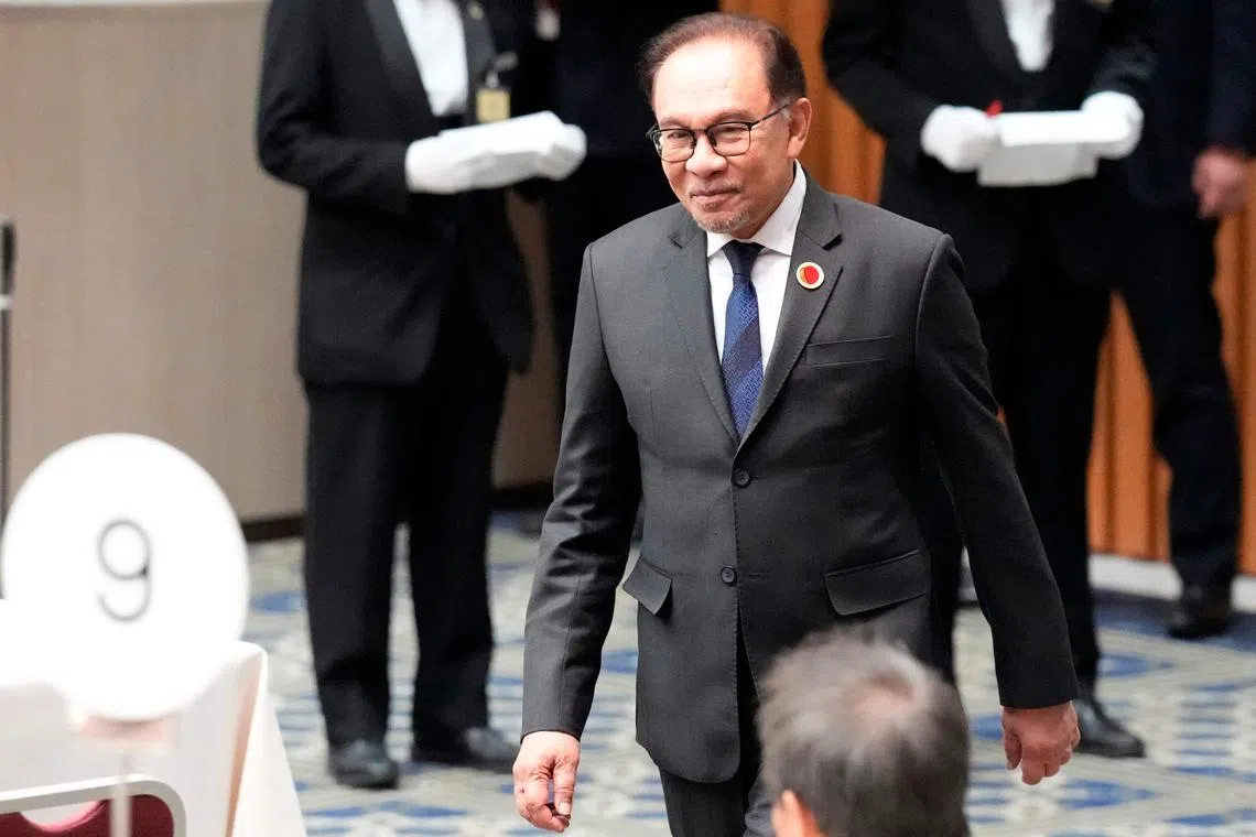 Prime Minister Anwar Ibrahim said ships hoisting Israel's flag will also be restricted from docking at Malaysian ports with immediate effect.