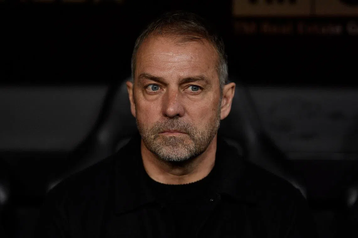 Soccer Football - Copa del Rey - Quarter Final - Valencia v FC Barcelona - Estadio de Mestalla, Valencia, Spain - February 6, 2025 FC Barcelona coach Hansi Flick before the match REUTERS/Pablo Morano