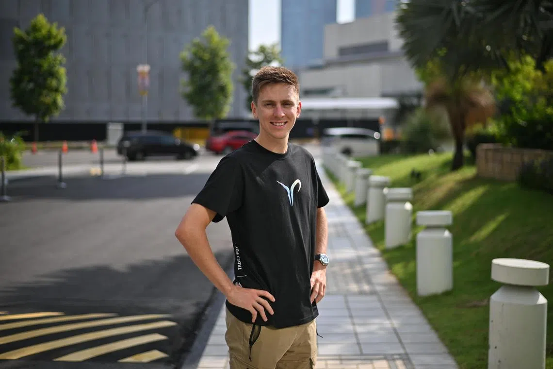 Two-time Tour de France winner Tadej Pogacar will race in the TDF Singapore Criterium for the first time on Sunday.