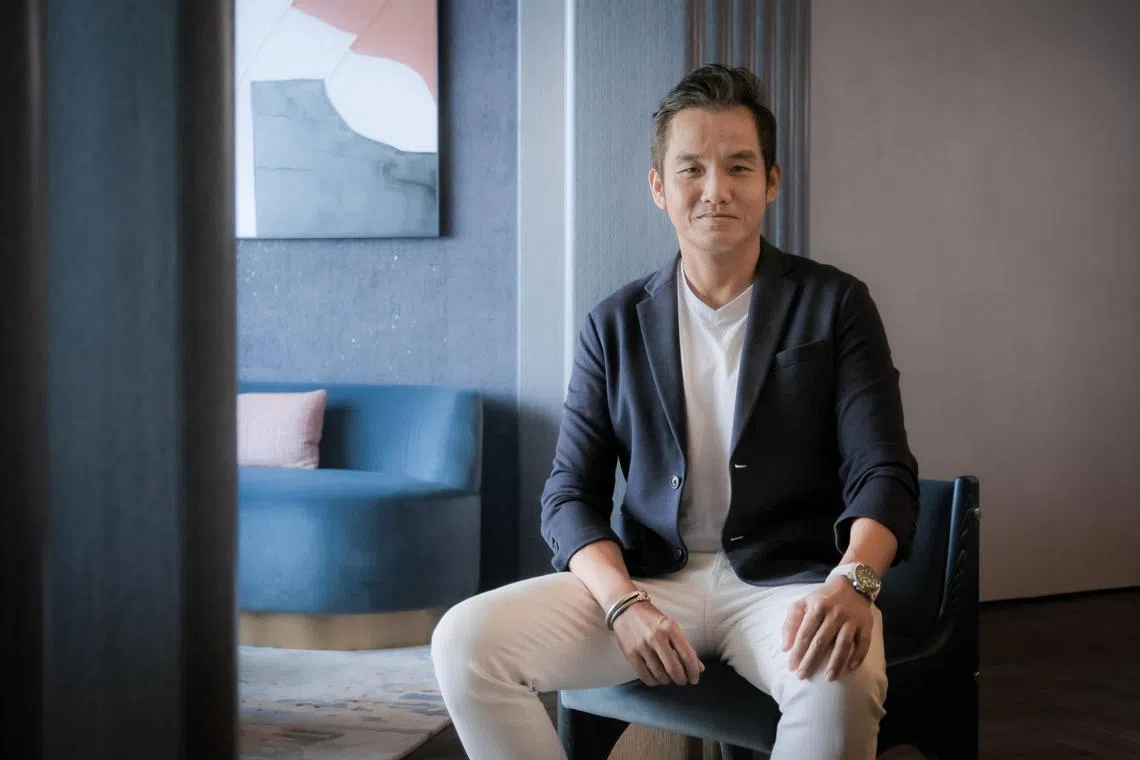 Mr Derrick Tan, 51, chairman and CEO of Wrise Wealth Management, 7 Nov 2022.