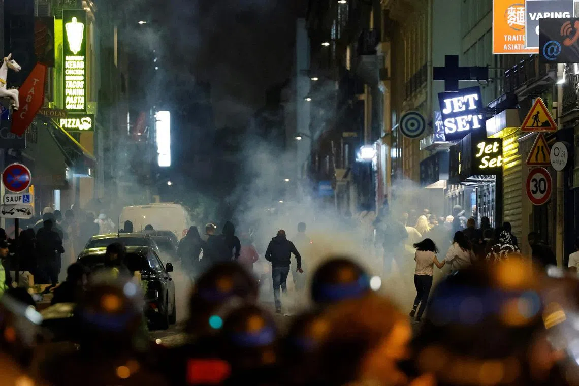 In the past 18 months French police have shot dead 17 people during traffic stops such as that which sparked the latest riots.