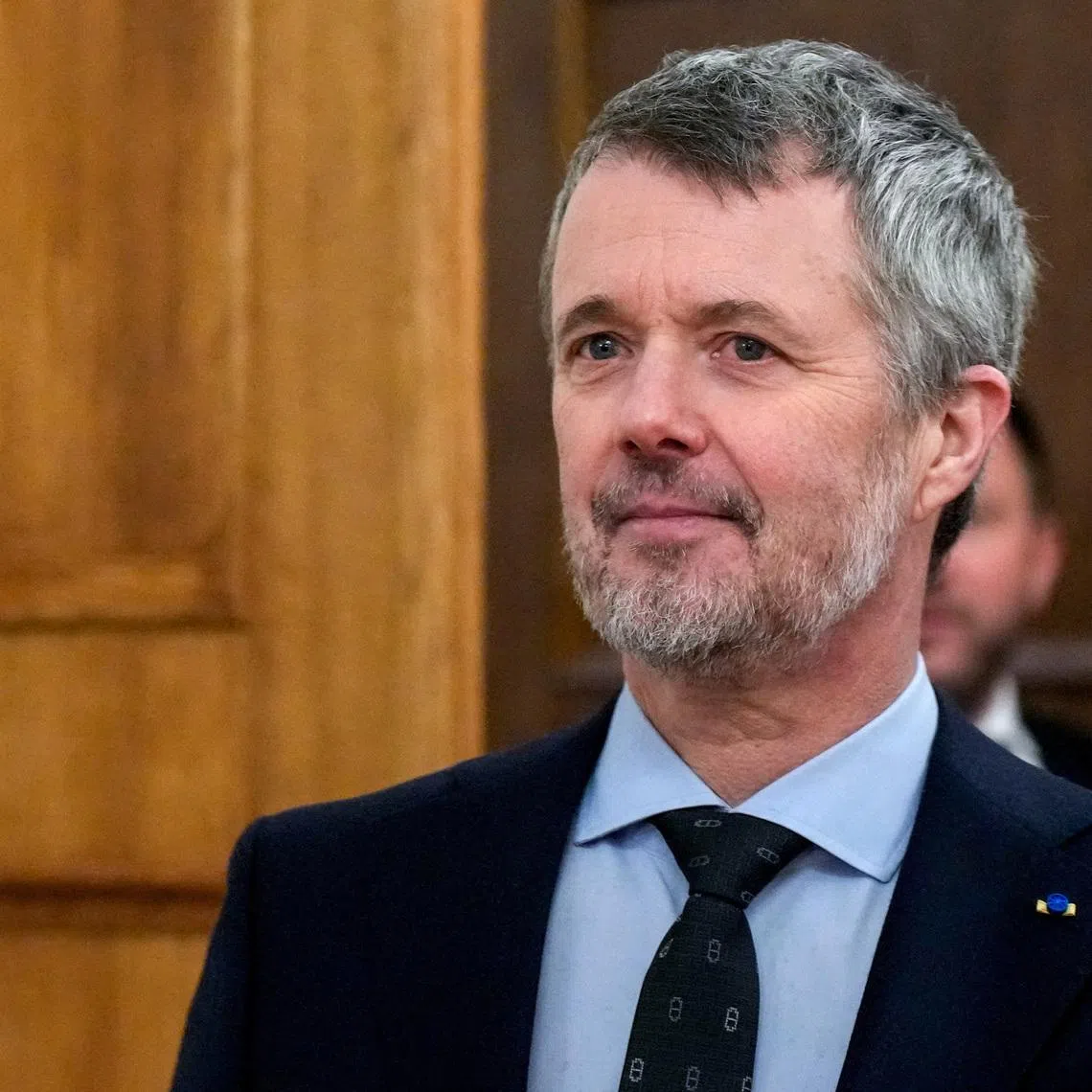 Denmark's King Frederik looks on during his visit to Tallinn, Estonia January 27, 2026. REUTERS/Ints Kalnins