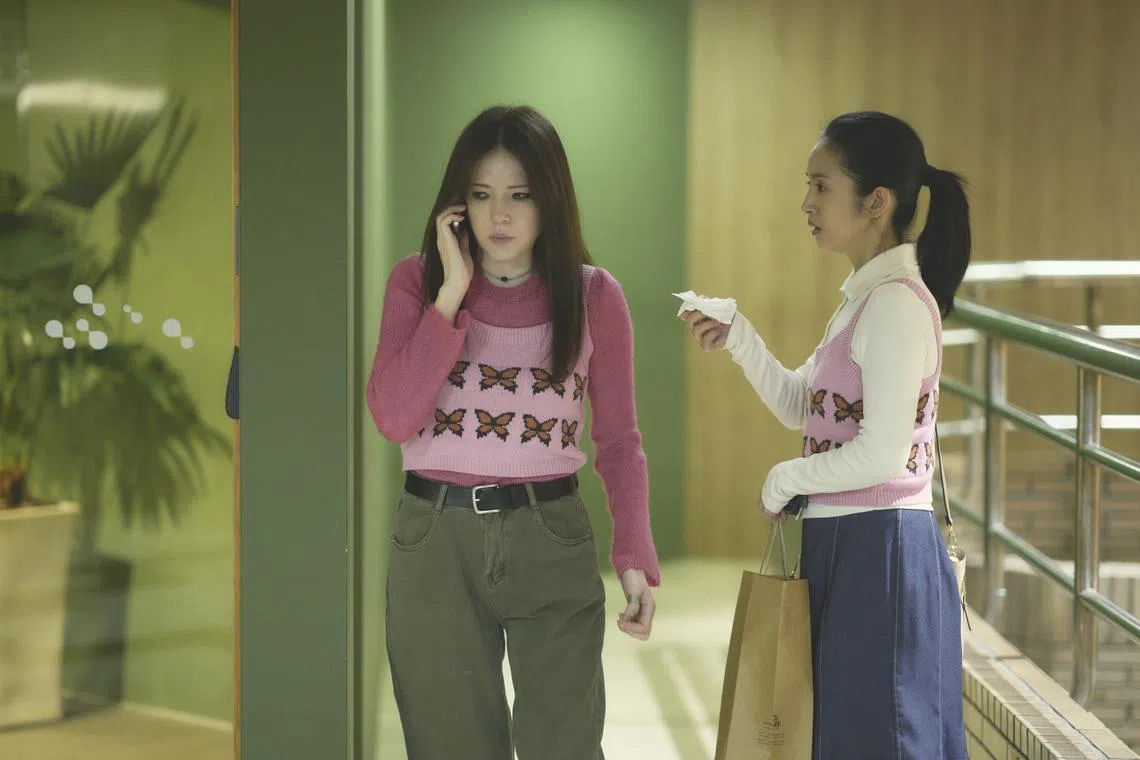 Taiwanese actresses Tiffany Hsu (left) and Ariel Lin (right) play two women who are in love with the same man in Imperfect Us                         