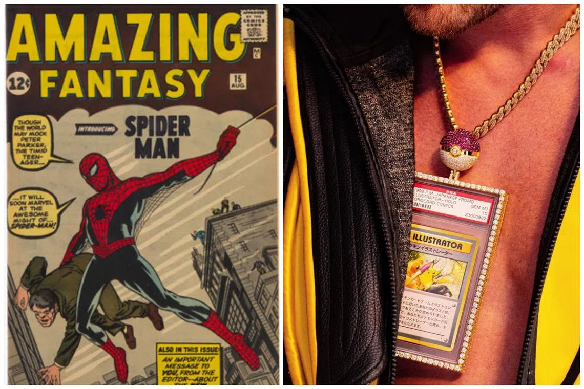 Rare comic books and trading cards are among the geek swag found in the vault's of society's 1 percent.