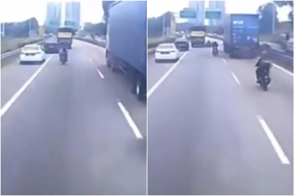 S’porean woman, Malaysian motorcyclist die after being run over by trailer in JB