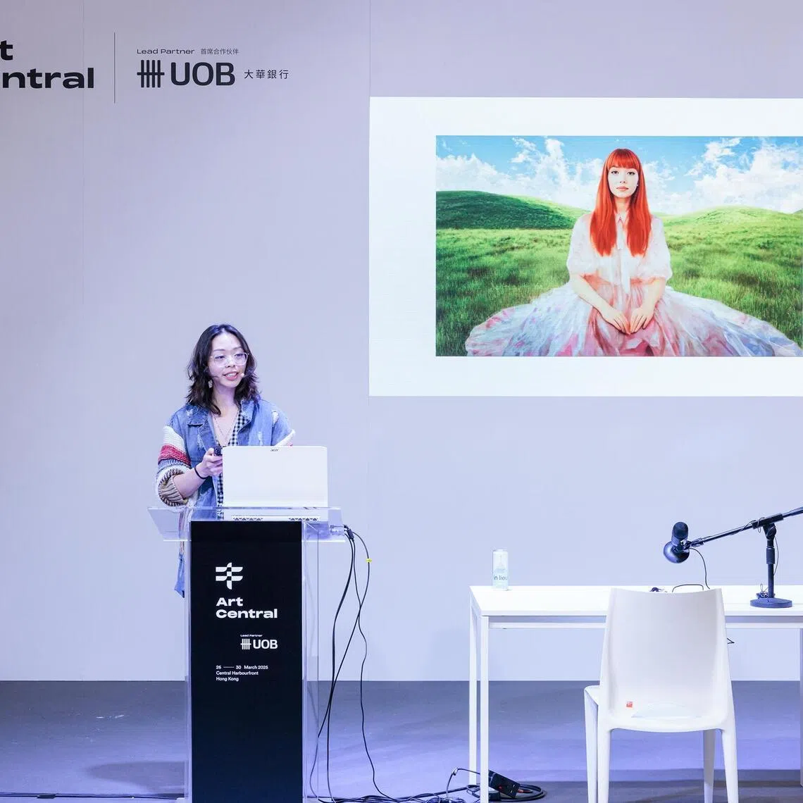 mwart - Media artist Shavonne Wong presenting her interactive AI companion project Meet Eva here in Hong Kong in 2025.
Credits: Courtesy of Shavonne Wong