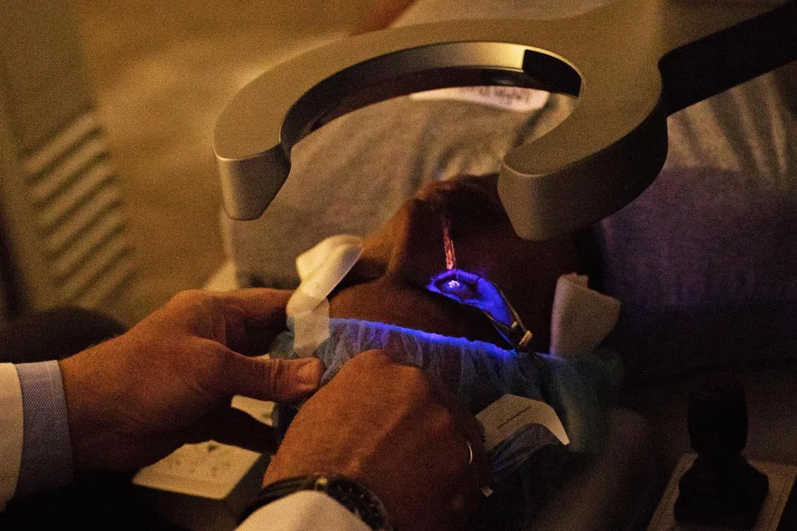 More than half a million Americans undergo Lsurgery each year, hoping to remedy poor eyesight. (Uli Seit/The New York Times)