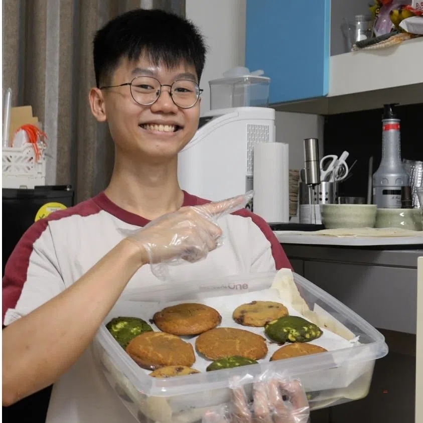 (Clockwise from left) 1.1mol founder Yen Ming Jun, Matcha-ryou founders Brendan Tan, Ang Yu Han and Jade Teo and 12 Cups Cafe founder Low Dong Xuan.
