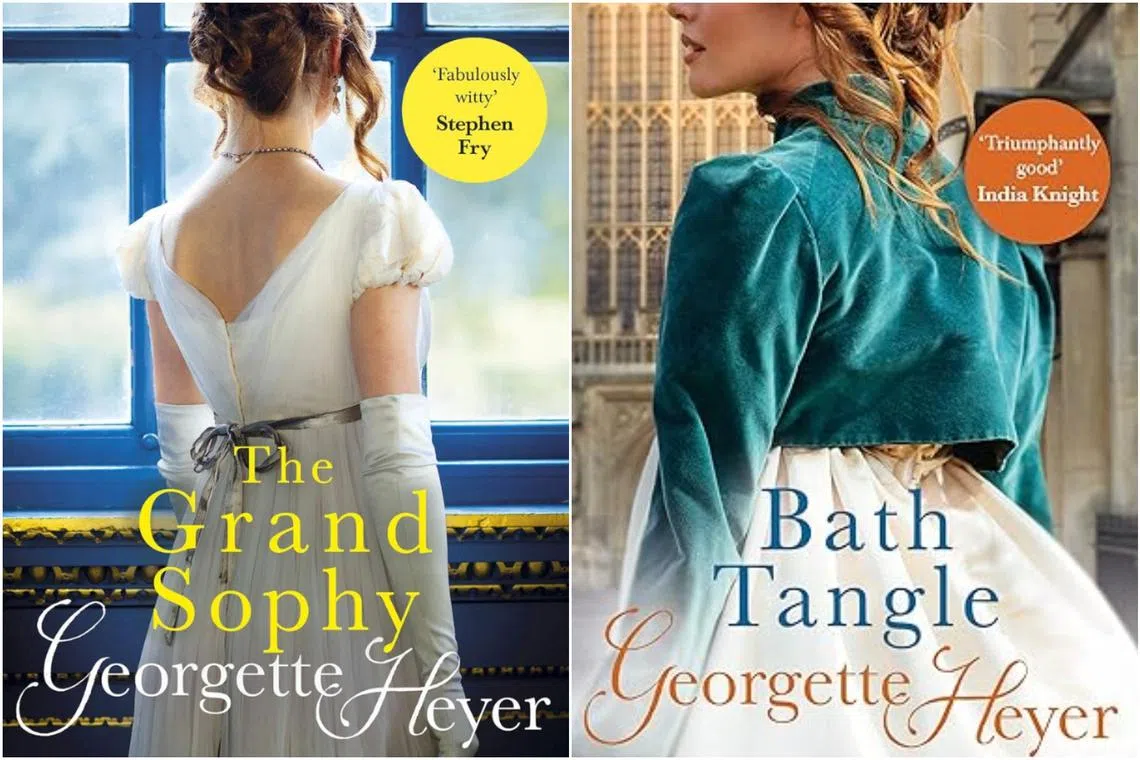 The Grand Sophy boasts a classic Georgette Heyer heroine modelled on Jane Austen's Emma Woodhouse, while Bath Tangle is one of Heyer's Regency romances. 