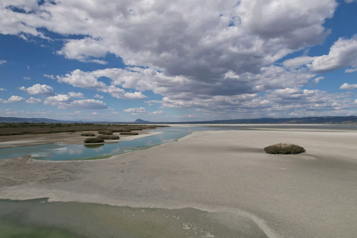 Greece's vanishing lake exposes rapid impact of climate change