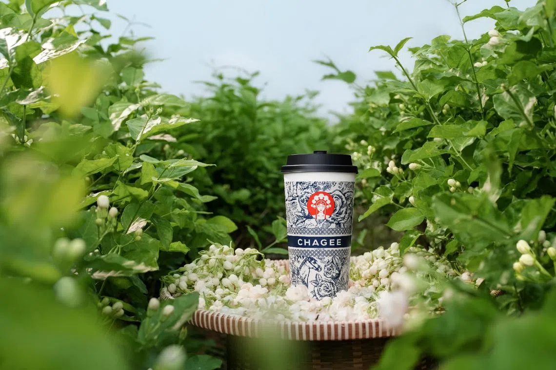Chagee's jasmine green milk tea is the global brand's bestseller with over 600 million cups sold to date.