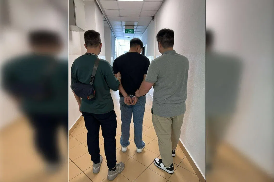 The men allegedly sold their bank accounts or disclosed their Singpass credentials to unknown persons. 