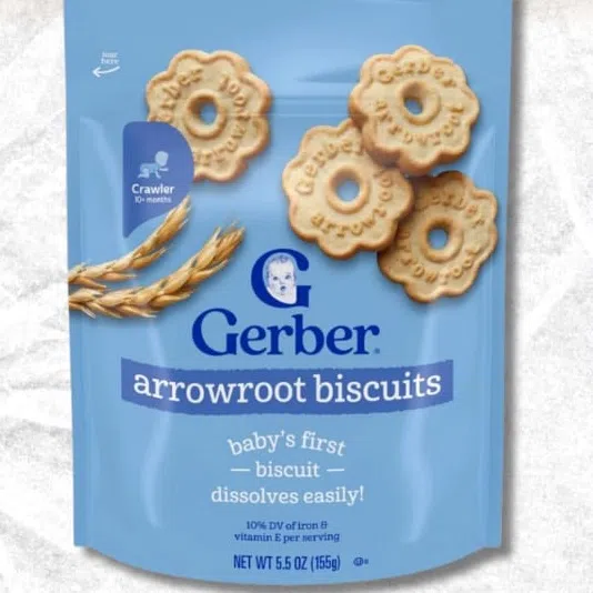 Three batches of Gerber Arrowroot Biscuits from the US have been recalled by Nestle.