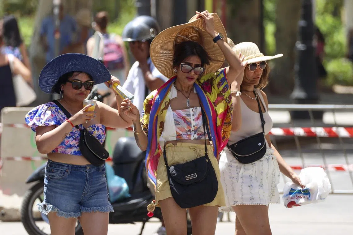 A heatwave that baked swathes of southern Europe last week has yet to ease in Sicily