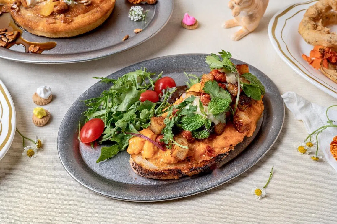 Tikka Paneer Toast from Park Side.