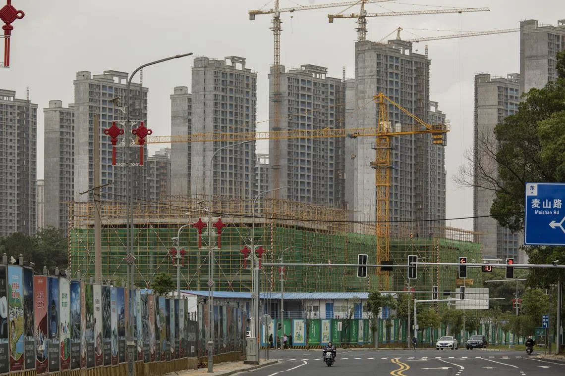 Vacant and unfinished housing, in Nanchang, China, on May 22, 2023.