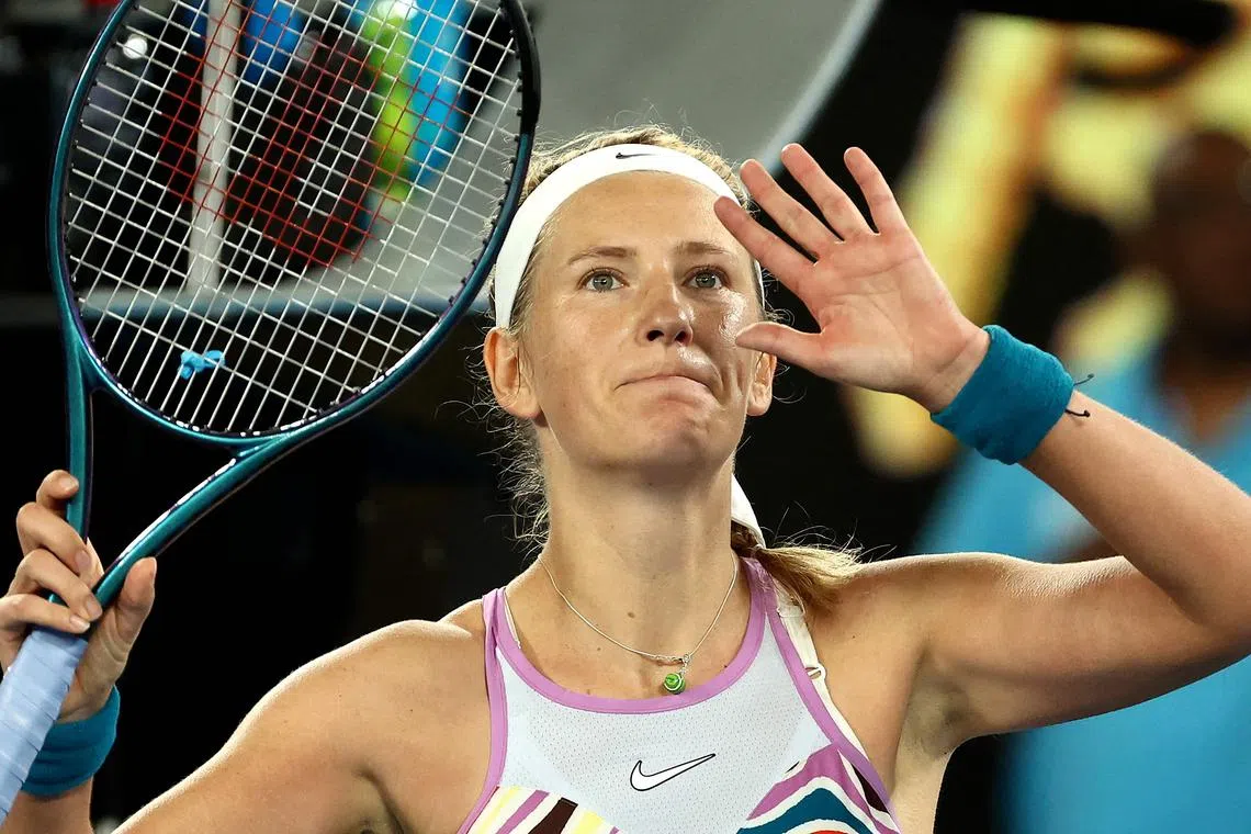 Belarus' Victoria Azarenka says it took her 10 years to overcome the cheating accusations that followed her victory at the 2013 Australian Open. 
