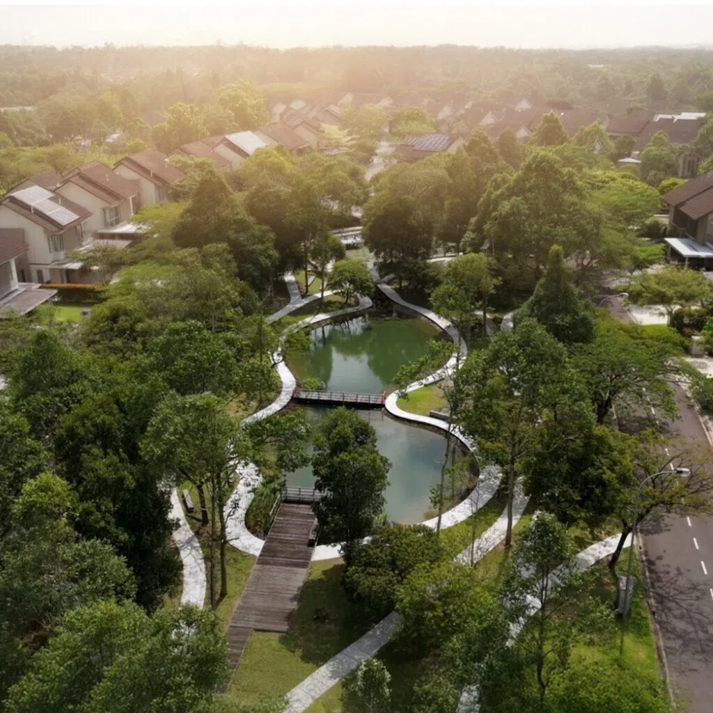 Located within a landscaped township with fruit orchards, mangrove forests and themed gardens, Residensi Bayou offers freehold landed homes designed for quiet living close to the city.