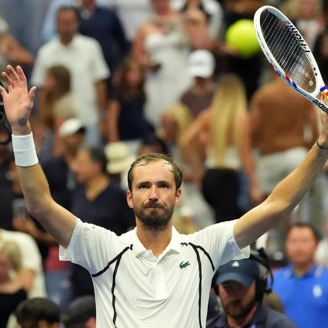 Former champion Daniil Medvedev strolled into the US Open second round.