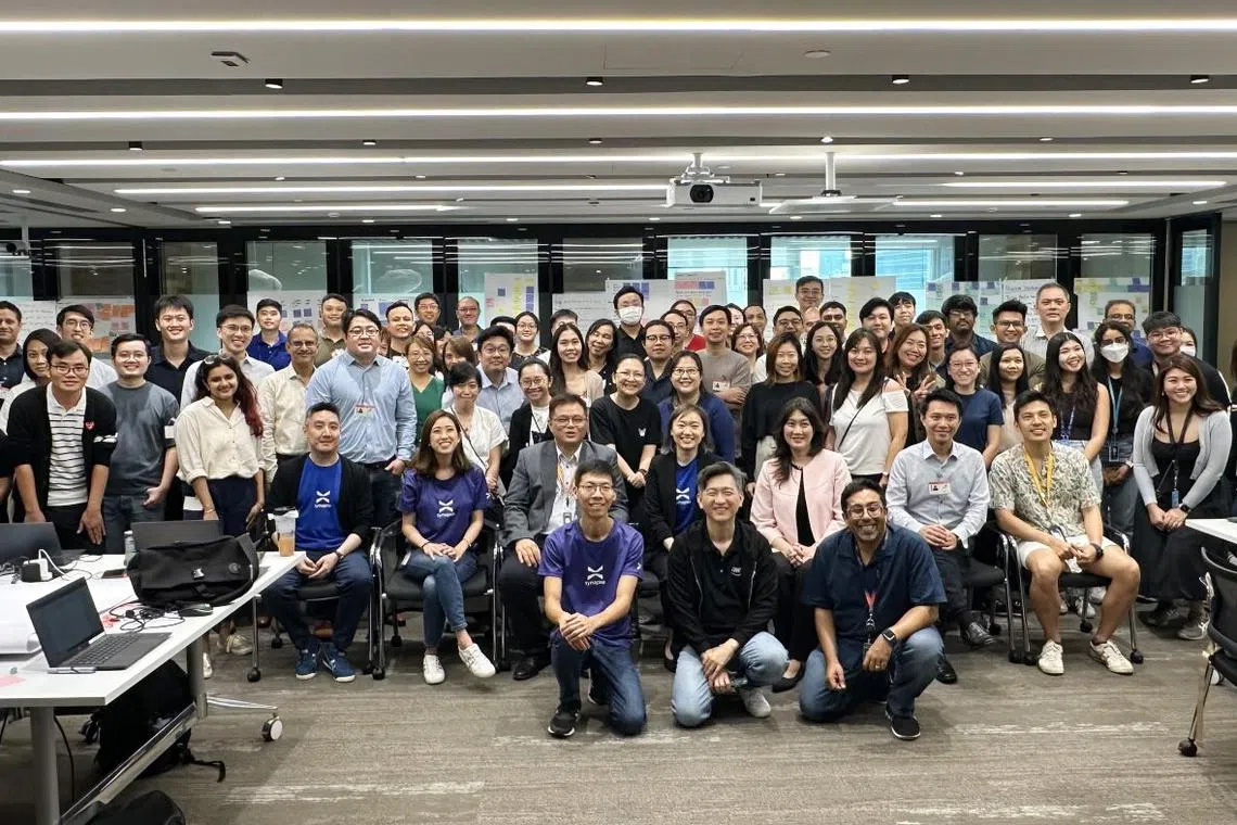 Over 160 participants from Singapore’s healthcare industry were involved in the GenAIus Challenge.