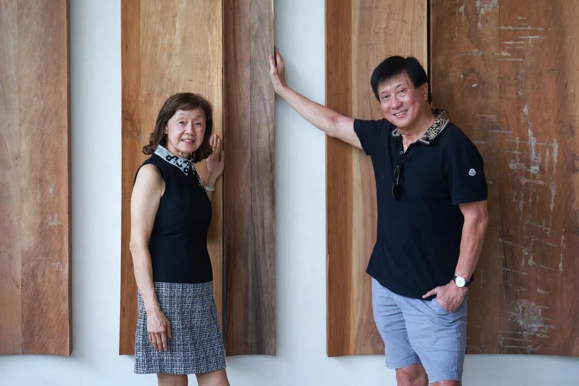 Mrs Lee Siu Yin and Mr Low Kit Weng.