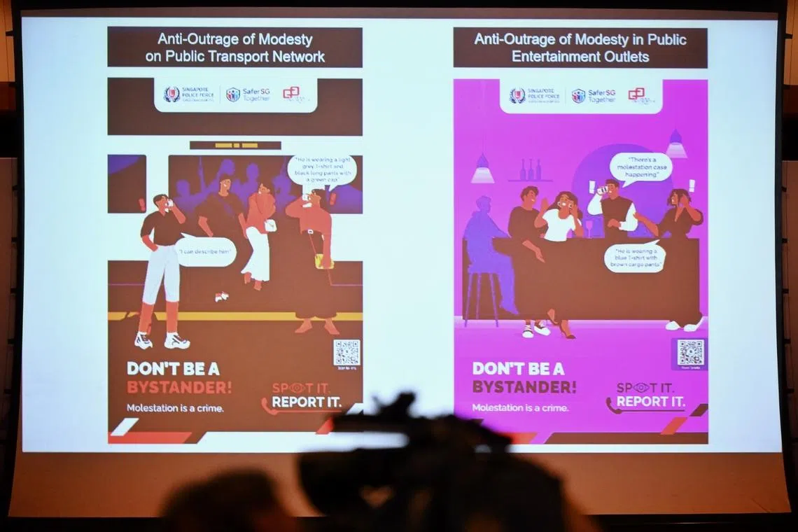 To encourage the public to report such crimes, the police will launch a year-long campaign titled: “Don’t be a Bystander! SPOT it. Report it.”