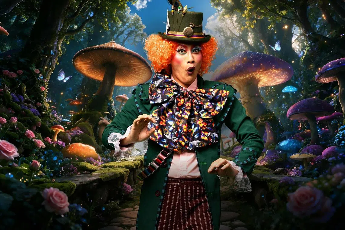 Noah Yap plays the Mad Hatter in Crack The Case: Wonderland.