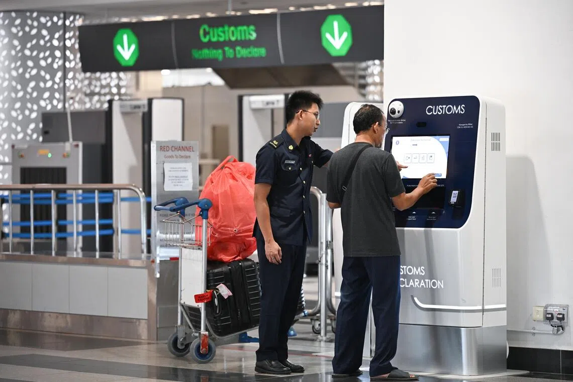 Travellers may use the Custom@SG web app to declare and make payment for GST-payable items up to three days in advance.