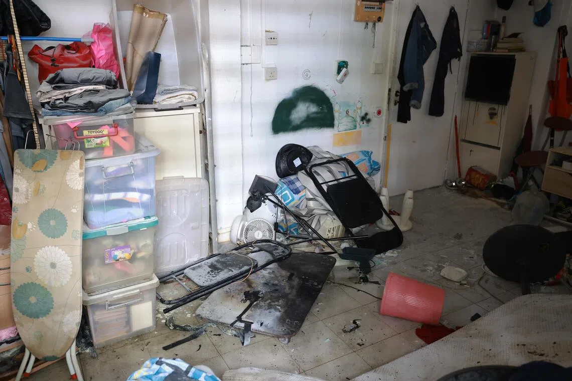 The Singapore Civil Defence Force (SCDF) conducted forced entry into the affected unit to put out the blaze.