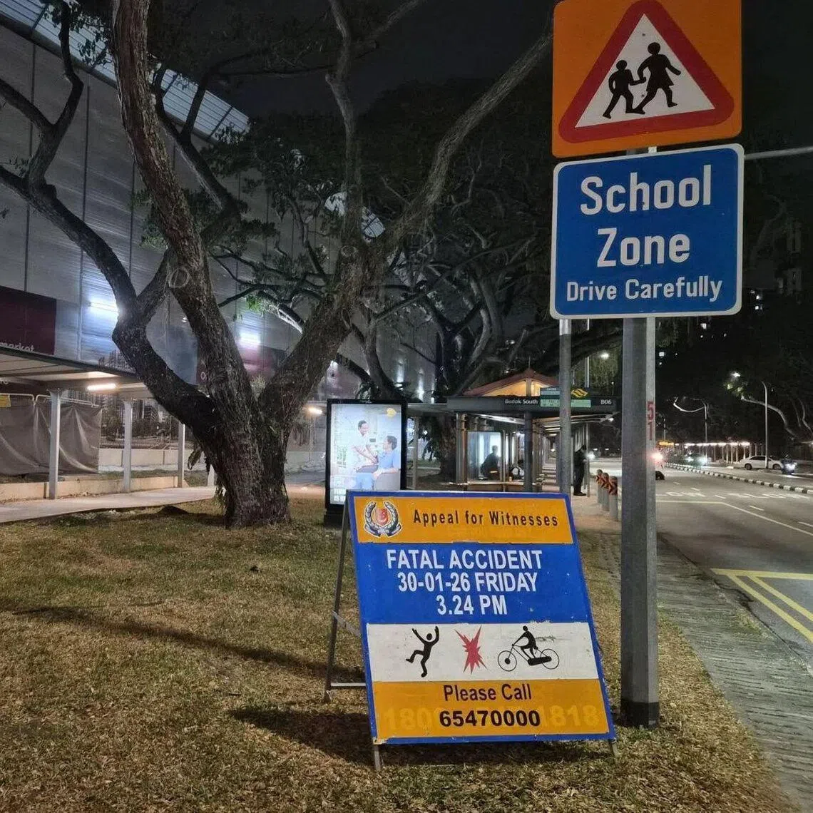 The 84-year-old pedestrian was taken conscious to hospital, where she subsequently passed away, the police said.