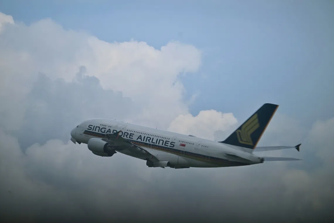 SIA Group said it carried 3.5 million passengers during the month, up 3.7% from a year earlier.