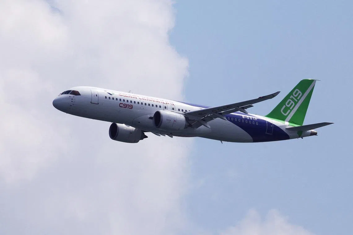 Unlike Boeing and Airbus, Comac enjoys the full weight of state backing.