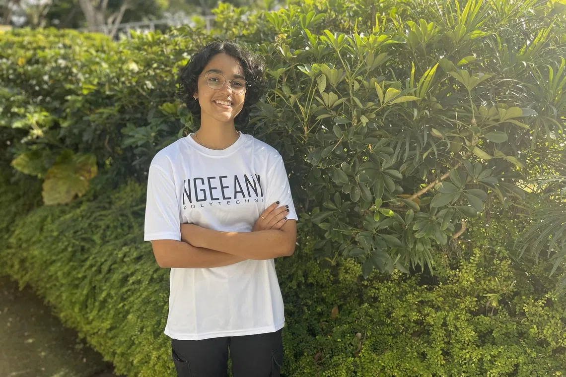 sdpoly - Anjali Curic, 17, who could have gone to a top JC, but chose to go and study engineering at Ngee Ann Polytechnic.

Credit: Ngee Ann Polytechnic