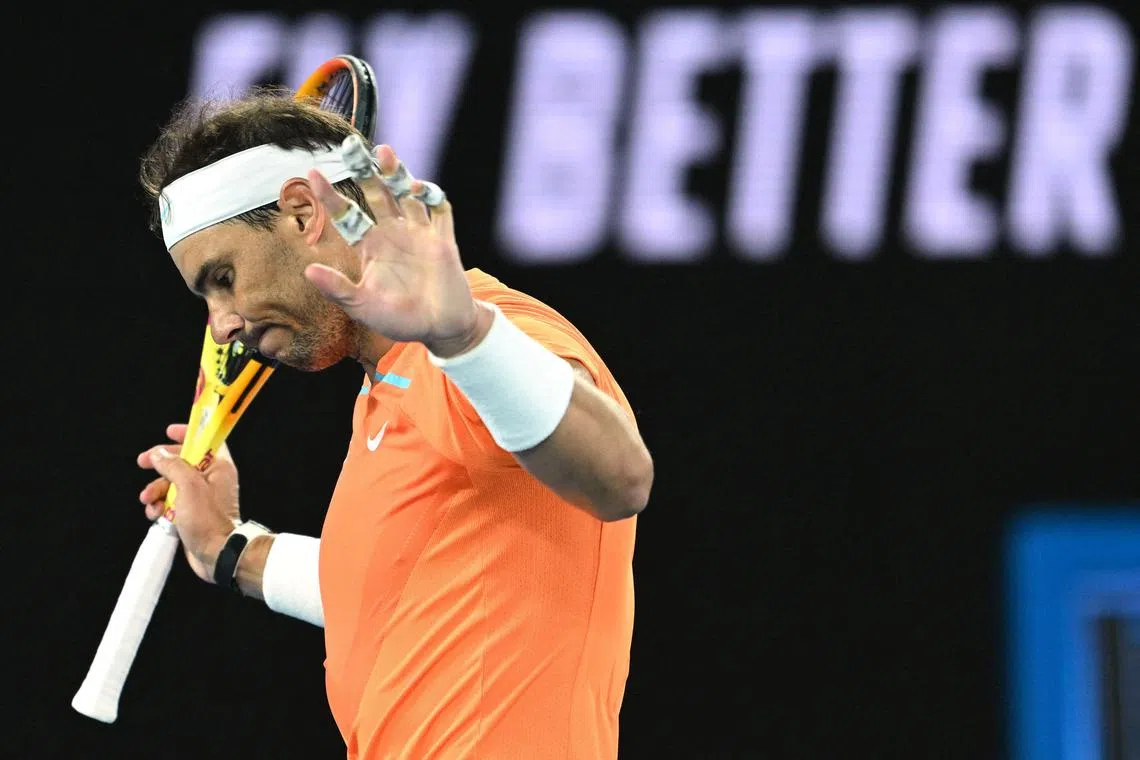 Rafael Nadal last match this year was in January at the Australian Open. 