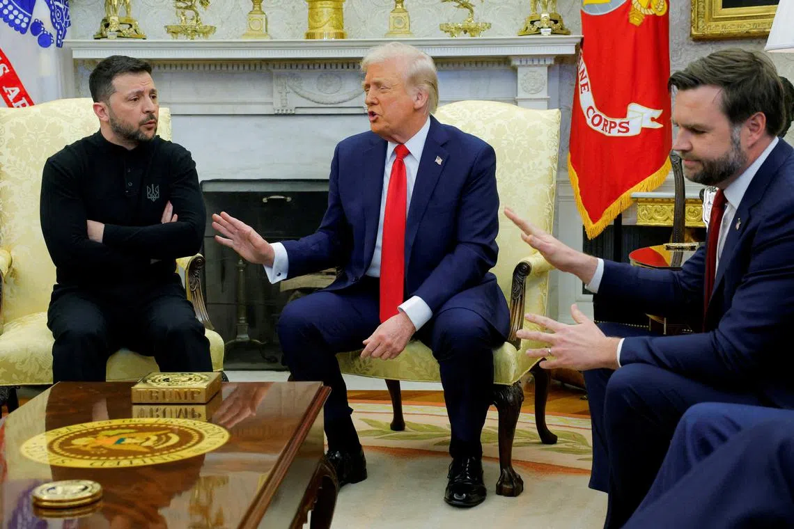 Ukrainian President Volodymyr Zelensky’s talks with US President Donald Trump in the White House on Feb 28 ended without a formal agreement on a minerals deal.