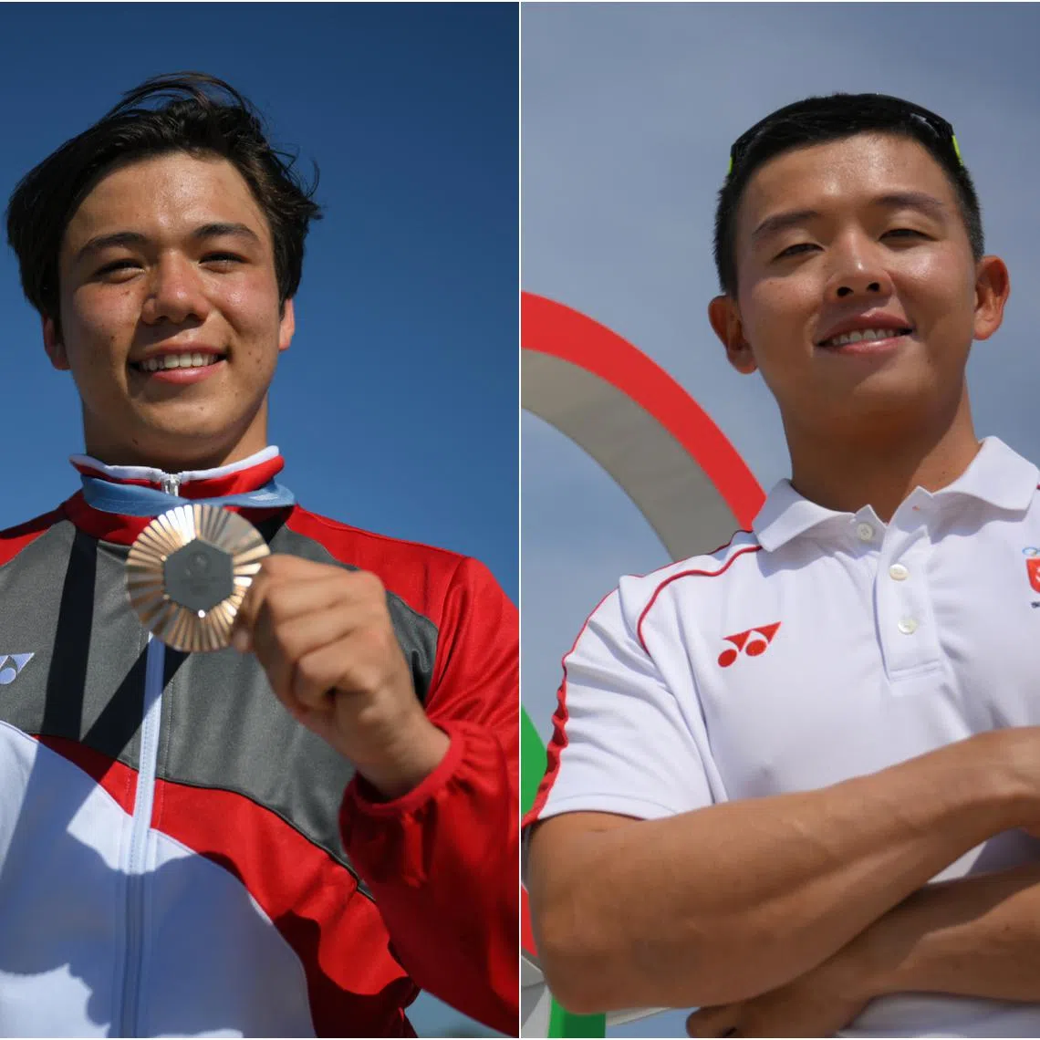 Maximilian Maeder (left) and Ryan Lo are scheduled to land at 6am on Aug 13.