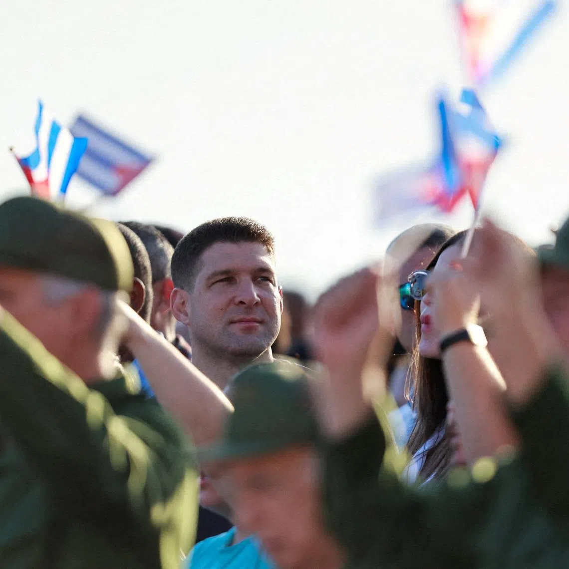 Raul Guillermo Rodriguez Castro, known as \"El Cangrejo”, grandson of former President Raul Castro, attends a pro-government rally called by Cuban authorities to protest U.S. policies toward the island, including the indictment of the former president, in Havana, Cuba, May 22, 2026. REUTERS/Norlys Perez