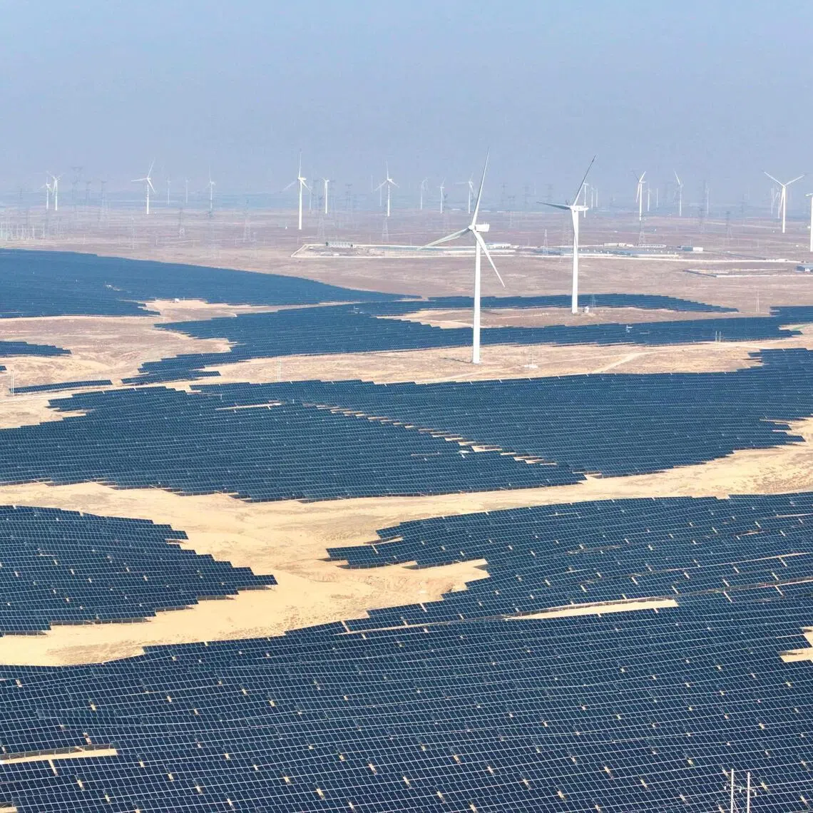 China is the world’s leading producer of wind power.
