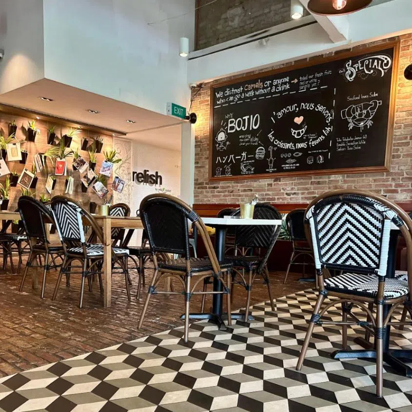 Relish (left) at Cluny Court and Asian fusion Restaurant Ibid in North Canal Road are closing in March.