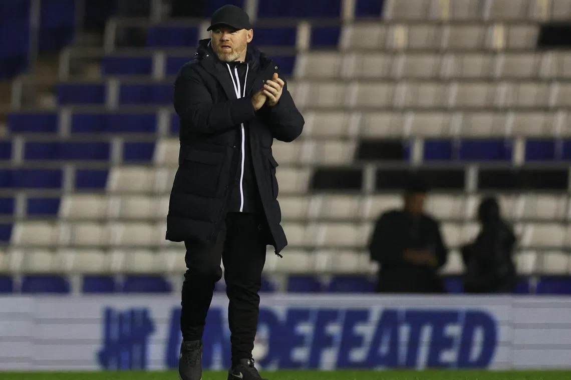 Birmingham City manager Wayne Rooney was sacked on Jan 2 after just 83 days in charge.